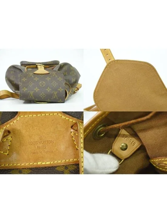 Louis Vuitton Montsouris MM Rucksack Sac Backpack Monogram Brown - Picture 9 of 9